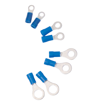 100 x Bl 4.3mm ringkabelsko