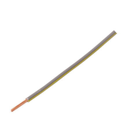 100m 14 Amp T/Wall Grey/Yellow 0,5mm2