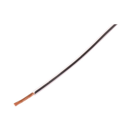 100m 14 Amp T/Wall White/Black 0,5mm2