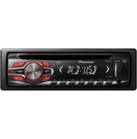 Pioneer 1DIN DVD, DivX, JPG, MP3, AUX,