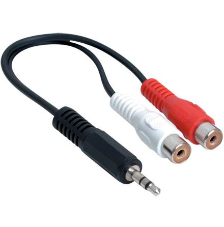 3,5mm tele - RCA hona 25cm