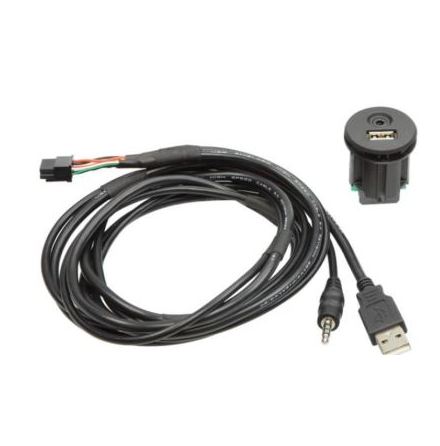 Pioneer USB & AUX uttag.