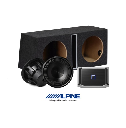 Alpine X-series baspaket 2x12" och 2st X-A90M