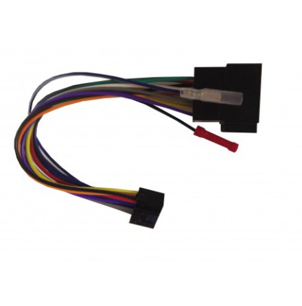 Kablage Kenwood 16 Pin till ISO - Med skring p kablaget