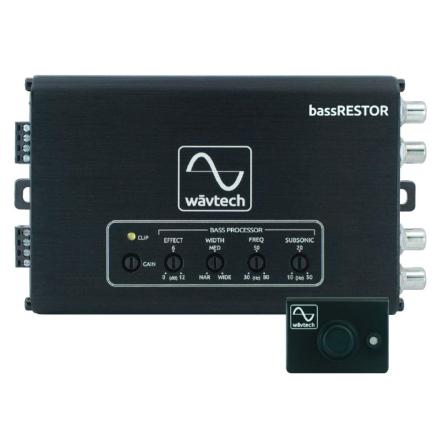 Wavtech bassRESTOR 2CH bass restoration Processor W/remote