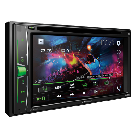 Pioneer 2DIN CD/DVD, 1 USB/iPod 6,2"