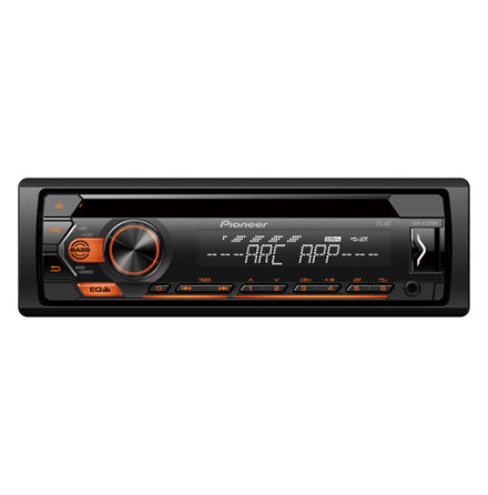 Pioneer MVH-S120UBA 4x50W,USB,Aux, 1 Lineout, kort .