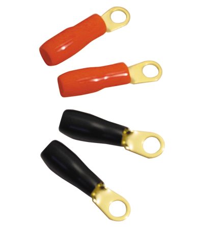 4 Guld ringkabelskor -6mm2