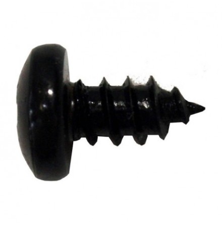 100 st 10 x 10mm svart pltskr