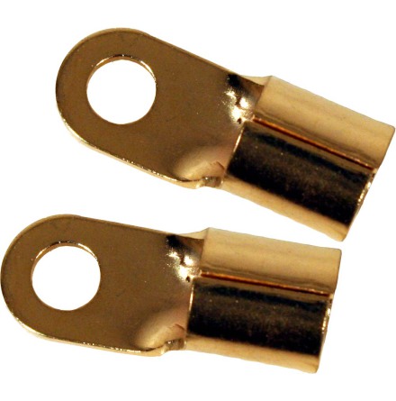 10x Gold 6,4mm ring till 20mm2