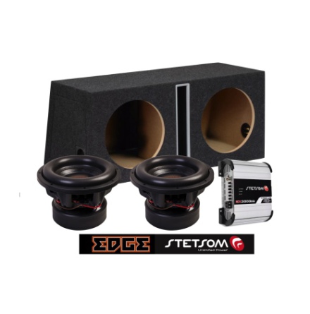 Edge EDP-SPL baspaket 2x12" och Stetom EX3000EQ-2