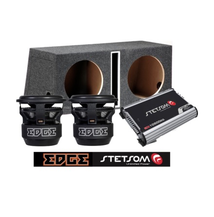 Edge EDX-SPL baspaket 2x12" och Stetsom EX10500EQ-1