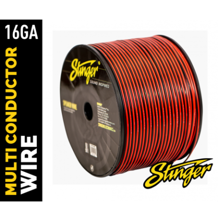 2x1,5mm2 HGTALARKABEL RD/SVART 305m