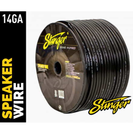 2x2,5mm2 HGTALARKABEL SVART 152m