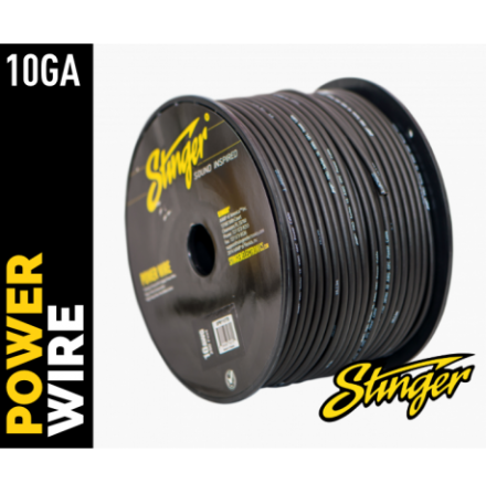 6mm2 SVART STRMKABEL PRO 76m