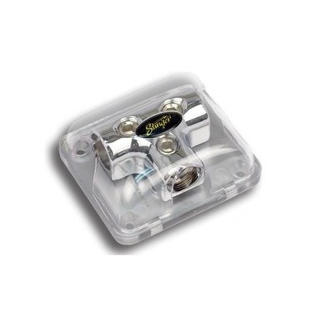 DISTRIBUTIONSBLOCK SHOC-KROME 3st 10mm2 IN/UT T-BLOCK