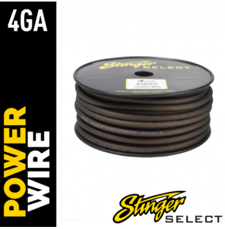 20mm2 CCA Power Wire svart 30M