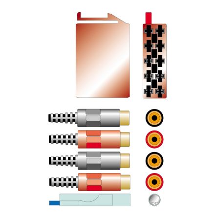Anvnd CT29AX04   // 10 stifts ISO till RCA