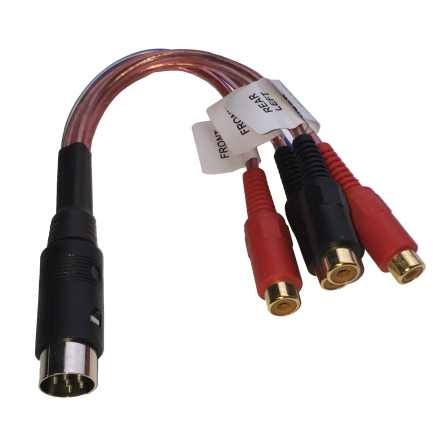 Volvo DIN kontakt till RCA