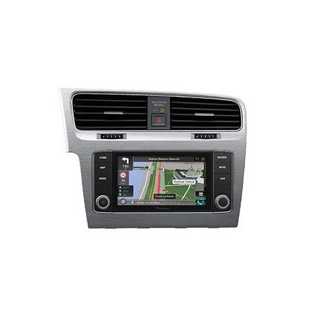 Pioneer Navigation VW Golf VII (Brushed Stainless Steel)