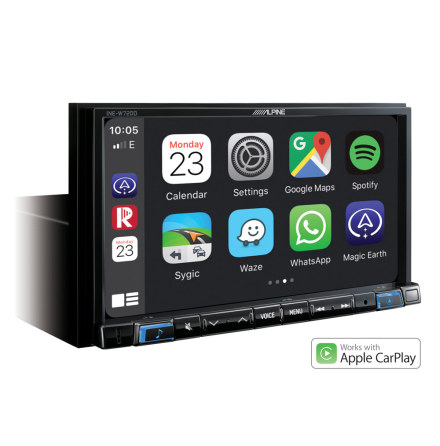 Alpine 7 Navigation System with Trucking Database