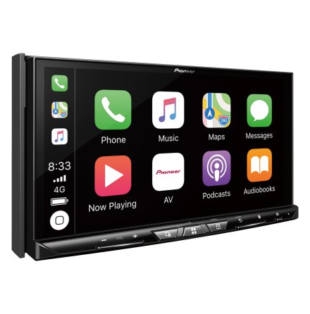 Pioneer 2DIN Navigation med kapacitiv skrm, HDMI