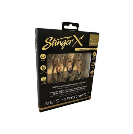 Stinger X 3-series Y-SPLIT 1 Hane-2 Honor RCA Interconnect