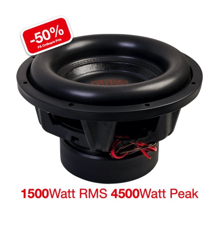 Kampanj! EDGE 12" Dual 2 ohm, 4500w SPL, 1500w RMS