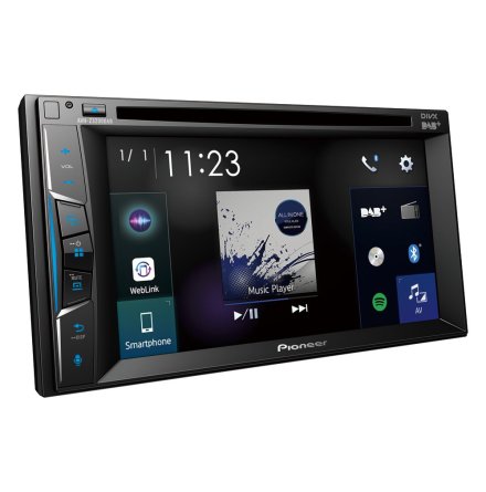 Pioneer 2DIN CD/DVD, 1 USB/iPod 6,2