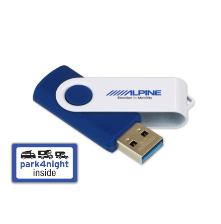 Alpine Park4Night databas till Limo3 Truck