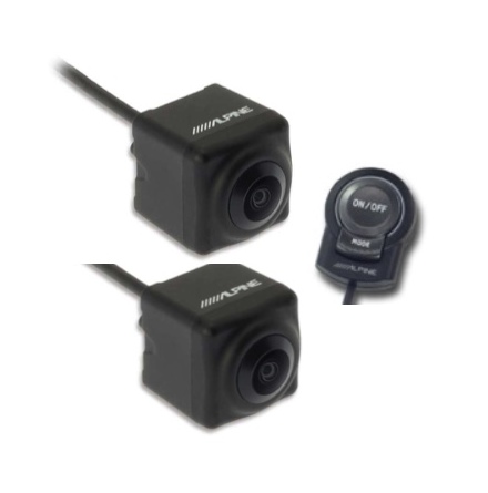 Alpine Fram & Backkamerapaket RCA anslutning Multivy