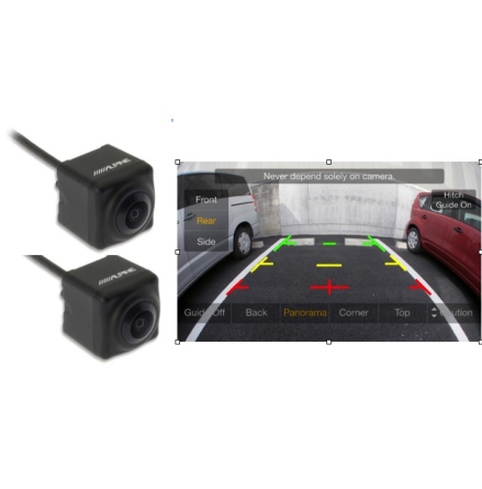 Alpine Fram & Backkamerapaket Alpine Direct ansl. Multivy