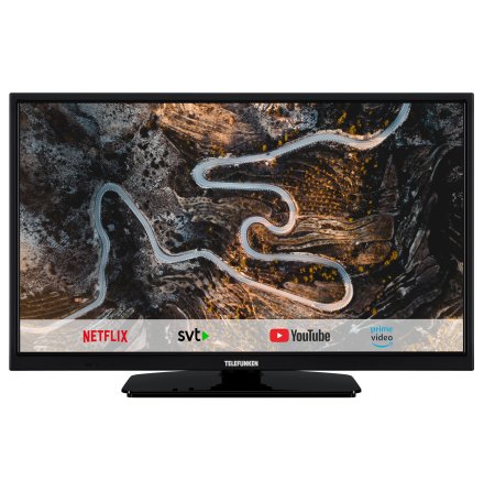 Telefunken 24" LED 12 volt, Smart TV, Boxer T2 tuner