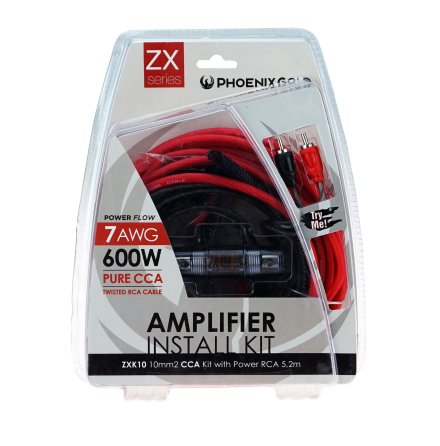 Kampanj! 10mm2 CCA kit with power RCA 5,2m