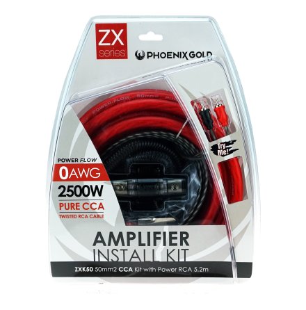 Kampanj! 50mm2 CCA kit with power RCA 5,2m