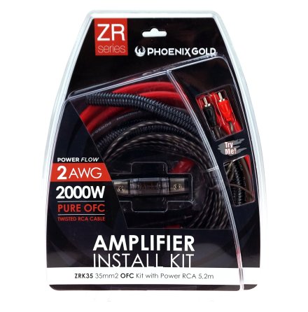 Kampanj! 35mm2 OFC kit with power RCA 5,2m