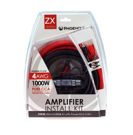 Kampanj Phoenix Gold 20mm2 CCA kit with power RCA 5,2m