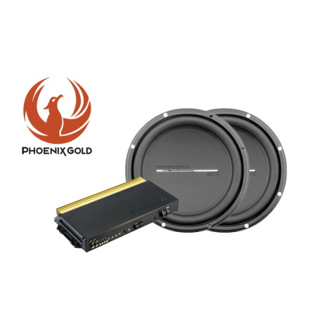 Phoenix Gold's GX 2x12tum Baspaket med SX212001 steg