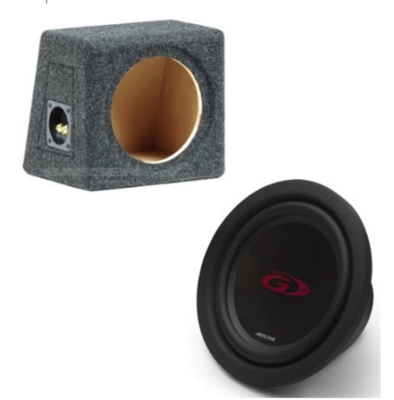 Alpine 8" G-serie bas i lda 4 ohm