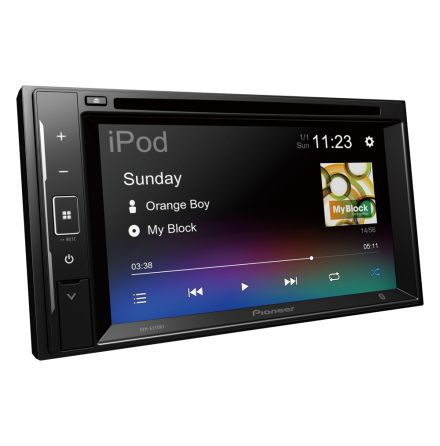 Pioneer 2DIN CD/DVD, 1 USB/iPod 6,2"