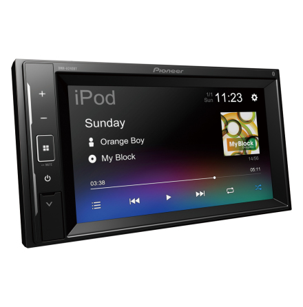 Pioneer 6,2-tum, Bluetooth, USB, Aux, mechaless