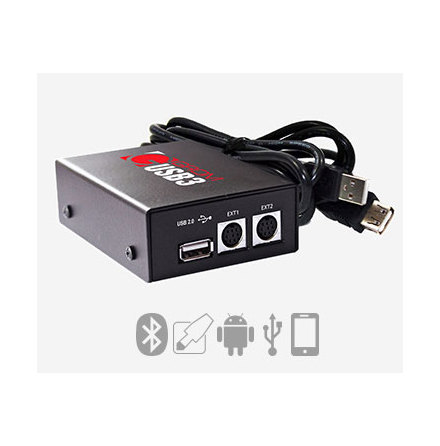 USB adapt. Volvo 00>06. Iphone ladd USB.