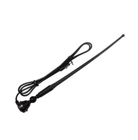 Gummisprt antenn med fot